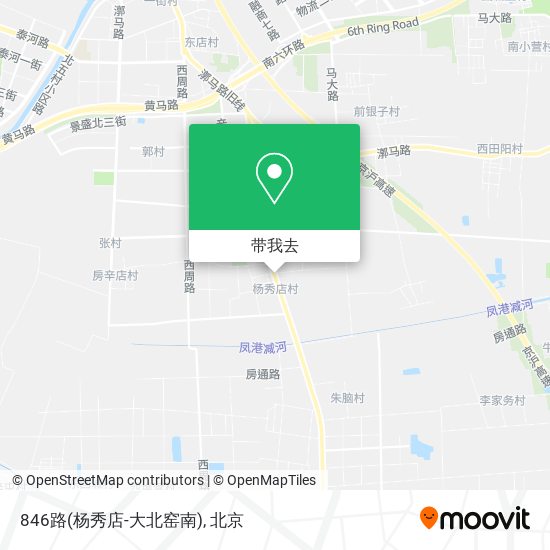 846路(杨秀店-大北窑南)地图