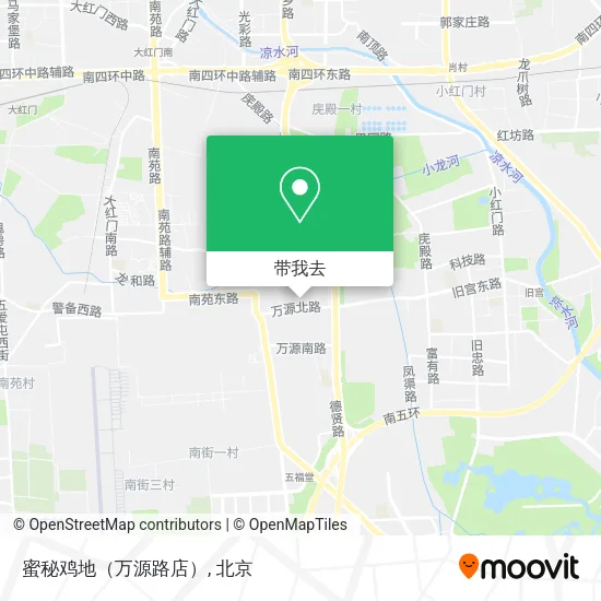 蜜秘鸡地（万源路店）地图