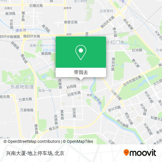 兴南大厦-地上停车场地图