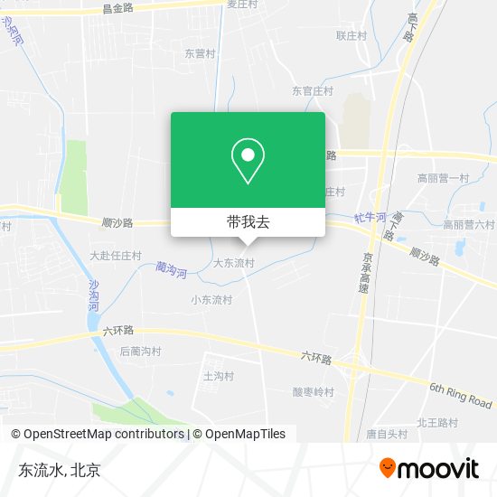 东流水地图