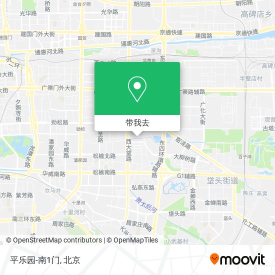平乐园-南1门地图