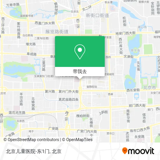 北京儿童医院-东1门地图