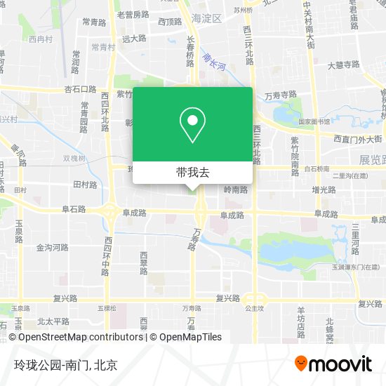 玲珑公园-南门地图