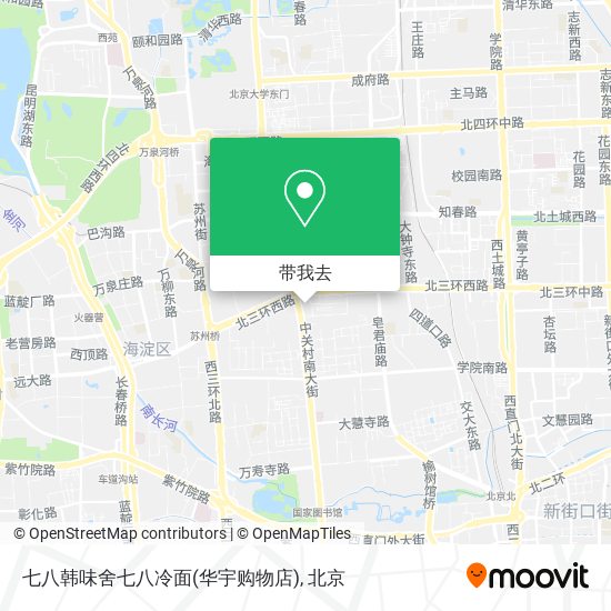 七八韩味舍七八冷面(华宇购物店)地图