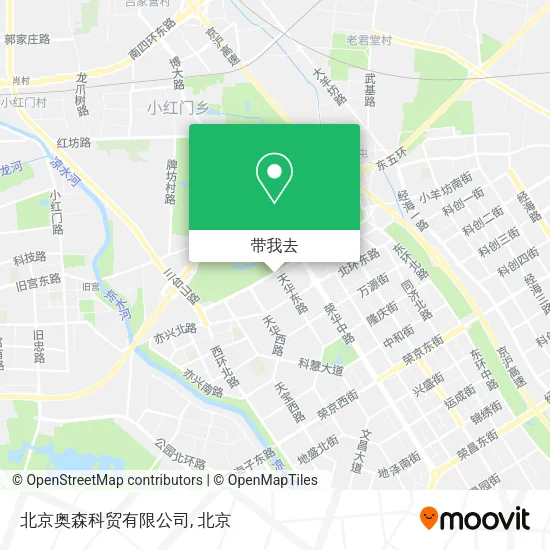 北京奥森科贸有限公司地图