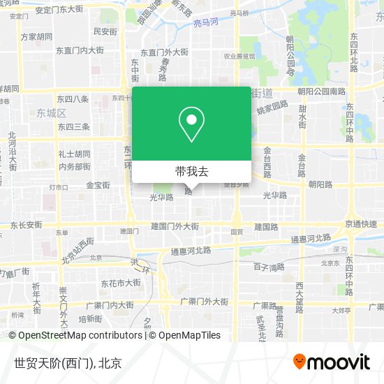 世贸天阶(西门)地图