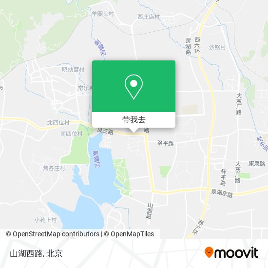 山湖西路地图