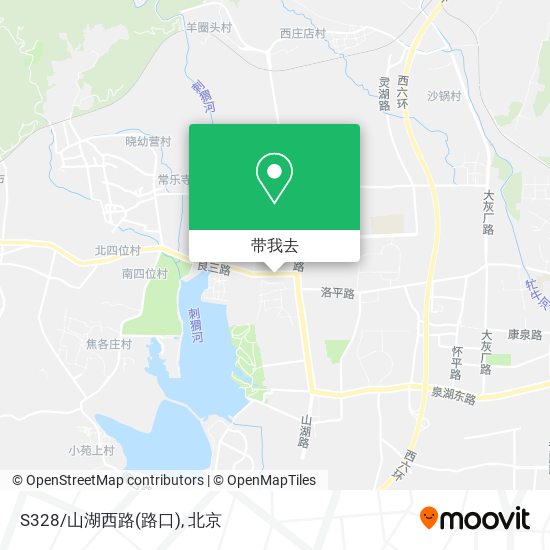 S328/山湖西路(路口)地图