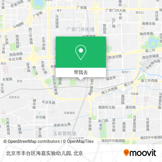 北京市丰台区海嘉实验幼儿园地图