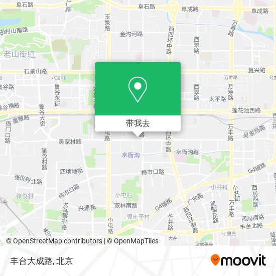 丰台大成路地图