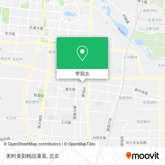 美时美刻精品童装地图
