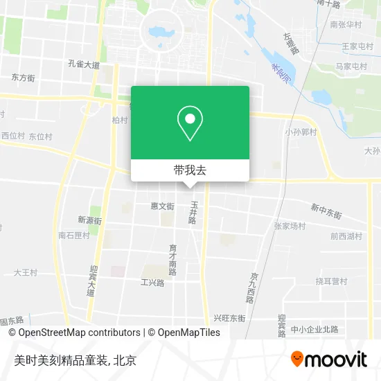 美时美刻精品童装地图