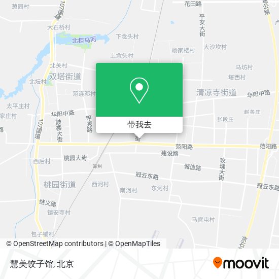 慧美饺子馆地图