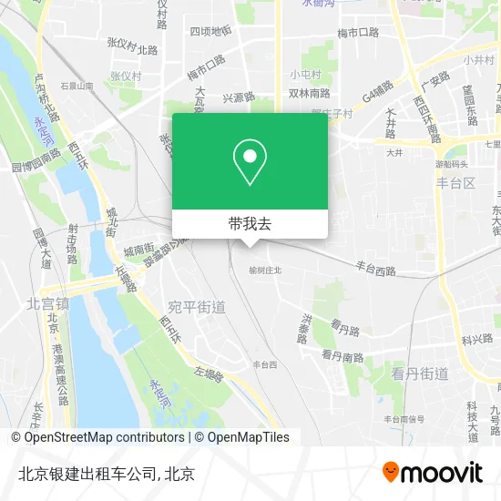 北京银建出租车公司地图