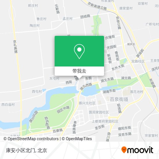 康安小区北门地图