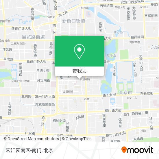 宏汇园南区-南门地图