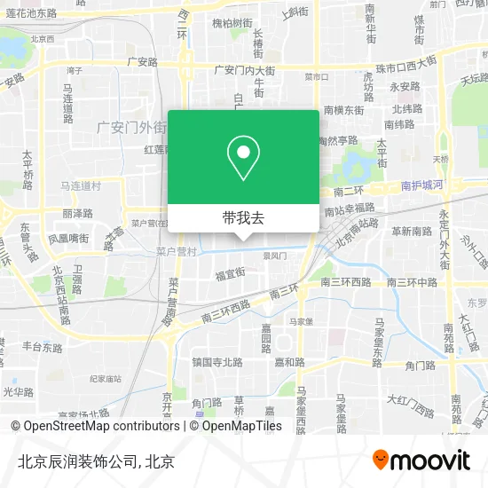 北京辰润装饰公司地图