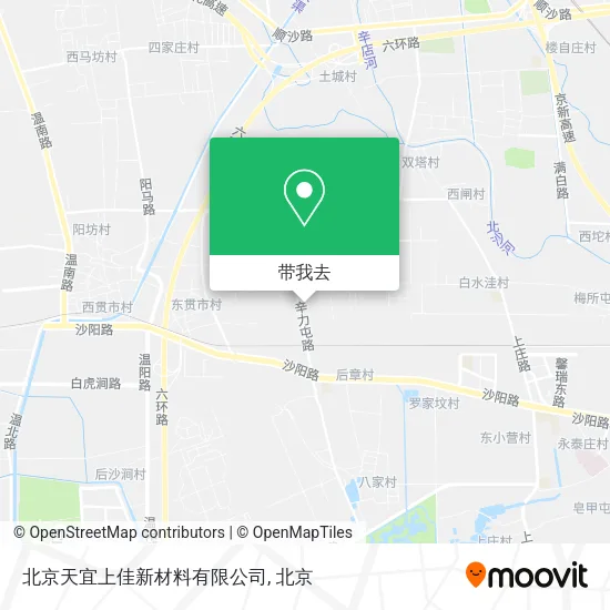 北京天宜上佳新材料有限公司地图