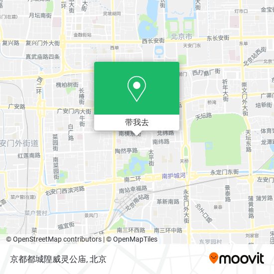 京都都城隍威灵公庙地图