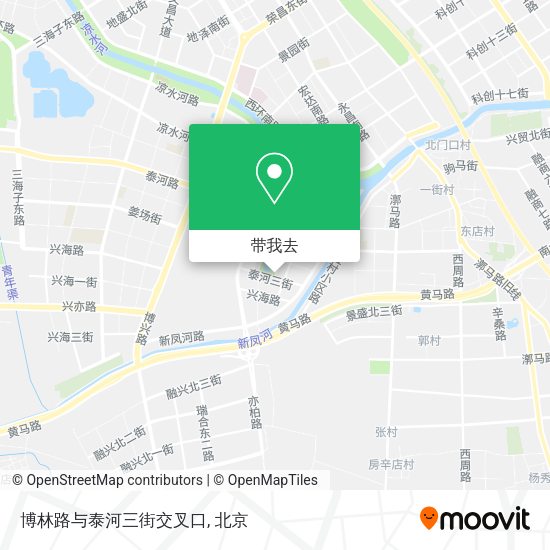 博林路与泰河三街交叉口地图