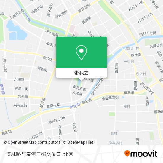 博林路与泰河二街交叉口地图
