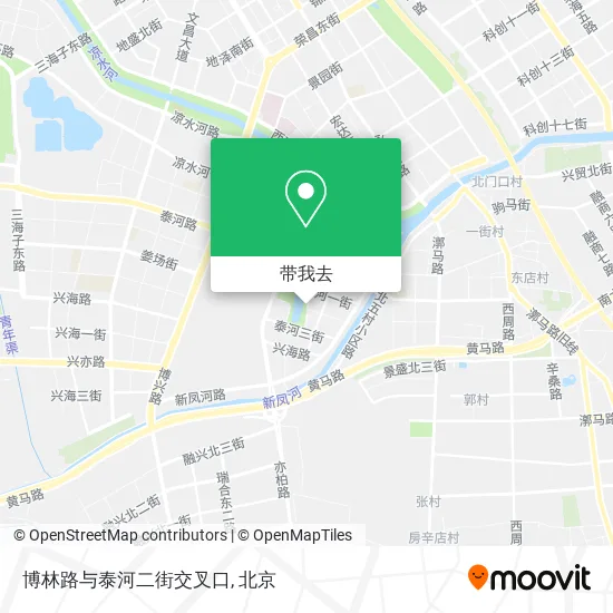 博林路与泰河二街交叉口地图