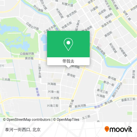 泰河一街西口地图