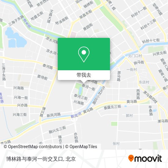 博林路与泰河一街交叉口地图