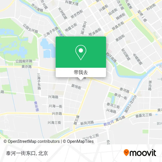 泰河一街东口地图