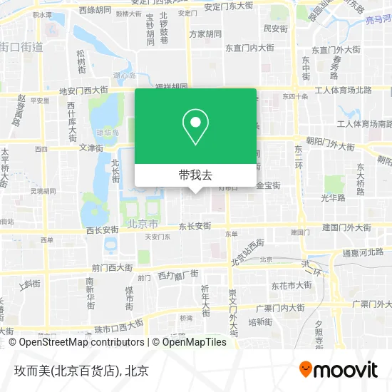 玫而美(北京百货店)地图