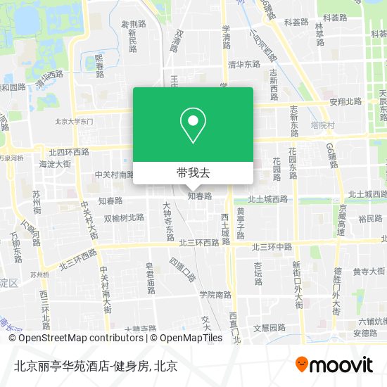 北京丽亭华苑酒店-健身房地图