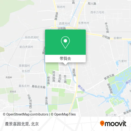 麓景嘉园北里地图