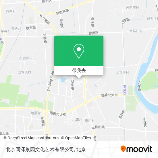北京同泽景园文化艺术有限公司地图