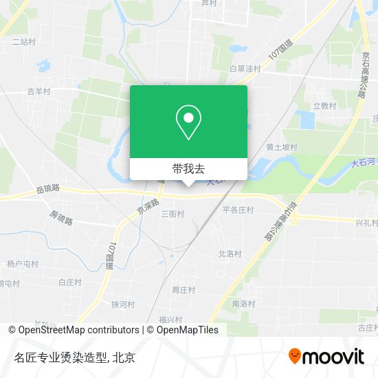 名匠专业烫染造型地图