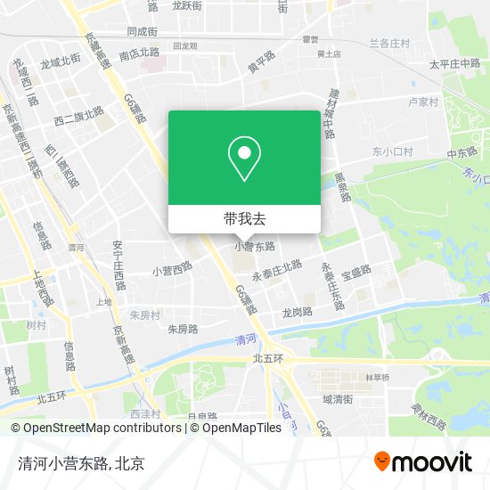 清河小营东路地图