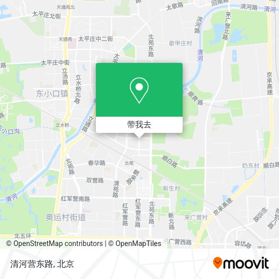 清河营东路地图