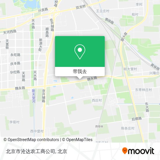 北京市沧达农工商公司地图