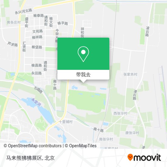 马来熊狒狒展区地图