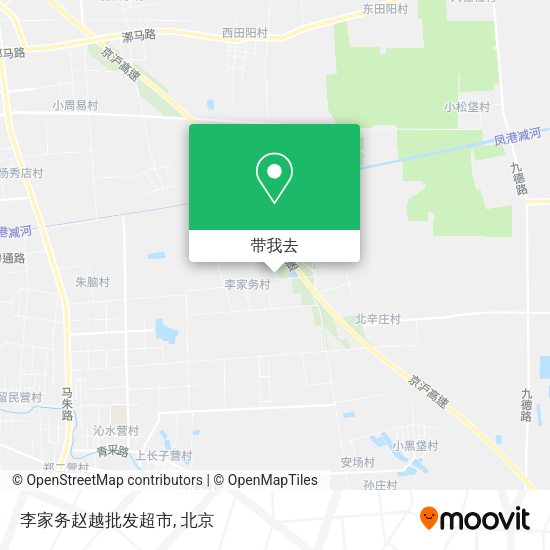 李家务赵越批发超市地图