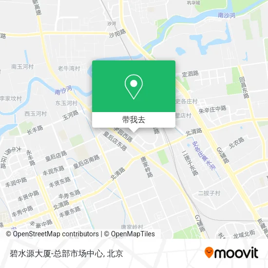 碧水源大厦-总部市场中心地图