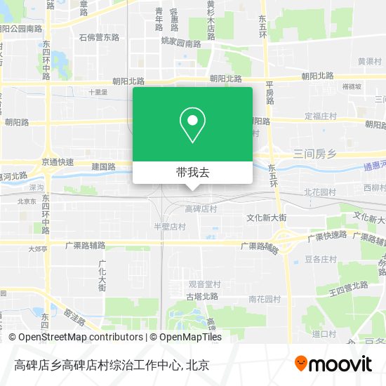 高碑店乡高碑店村综治工作中心地图