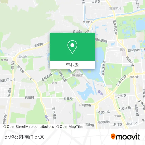 北坞公园-南门地图