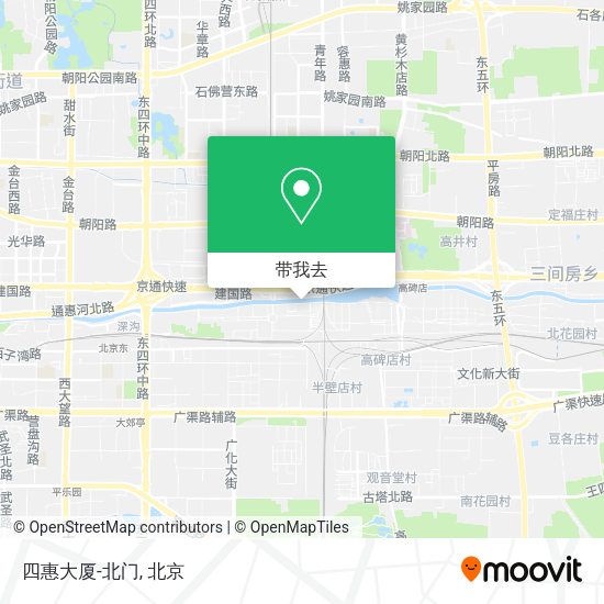 四惠大厦-北门地图