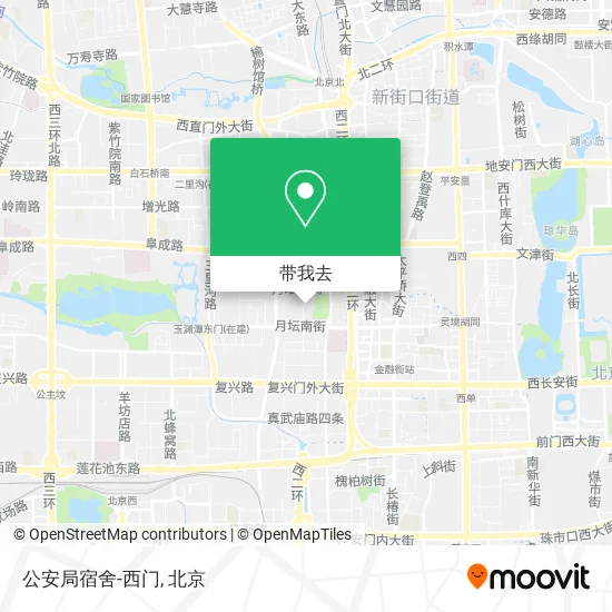 公安局宿舍-西门地图