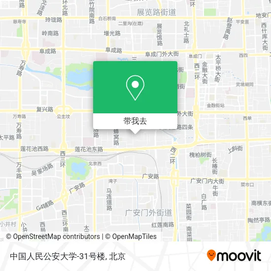 中国人民公安大学-31号楼地图