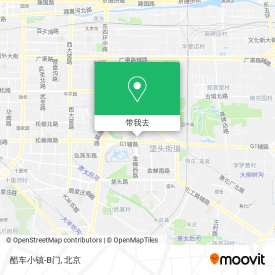 酷车小镇-B门地图