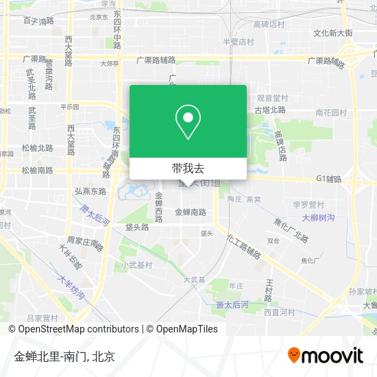 金蝉北里-南门地图