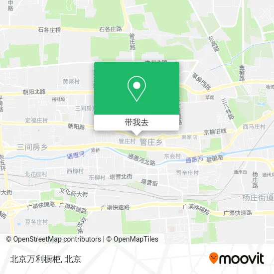 北京万利橱柜地图