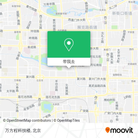万方程科技楼地图