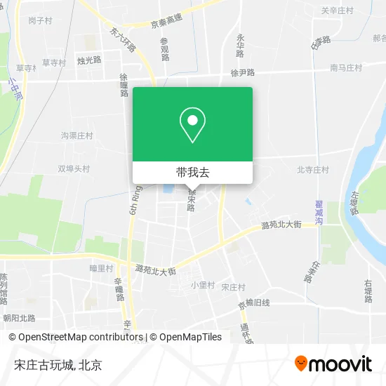 宋庄古玩城地图